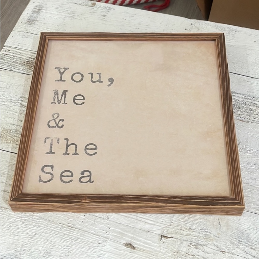 Beach themed sign